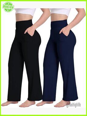 Wide Leg Lounge Pants High Waisted Comfy Yoga Pants Loose Sweatpants with